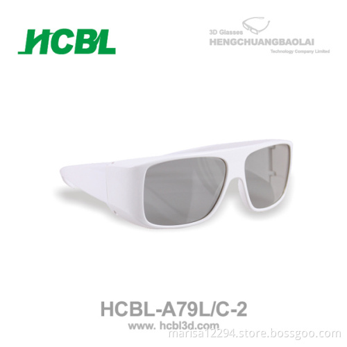 Circular polarized 3d glasses for cinema